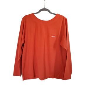 Vintage Together! Orange Long Sleeve T-Shirt, NWT Deadstock Women's Size Large